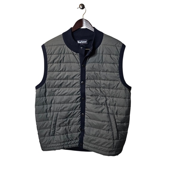 🌲Barbour "Weather Comfort" Quilted Knit Gilet | Men's XXL - Picture 1 of 5